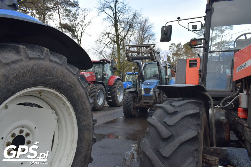 Strajk rolników w Nowym Mieście nad Wartą 24.01.2024