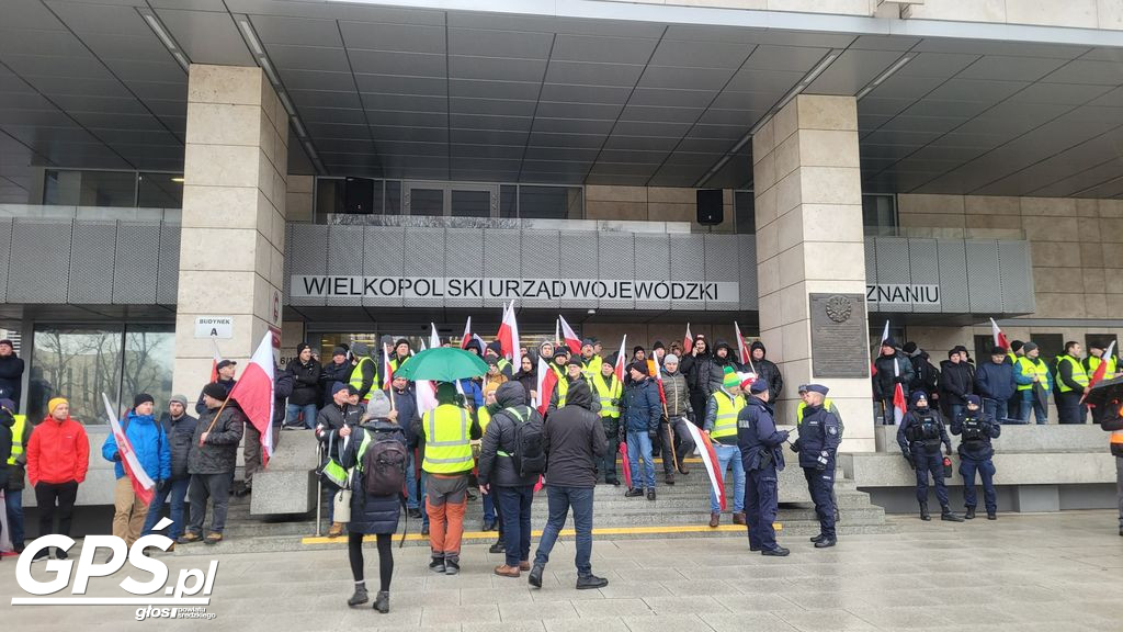 Protest rolników w Poznaniu - 9 lutego 2024