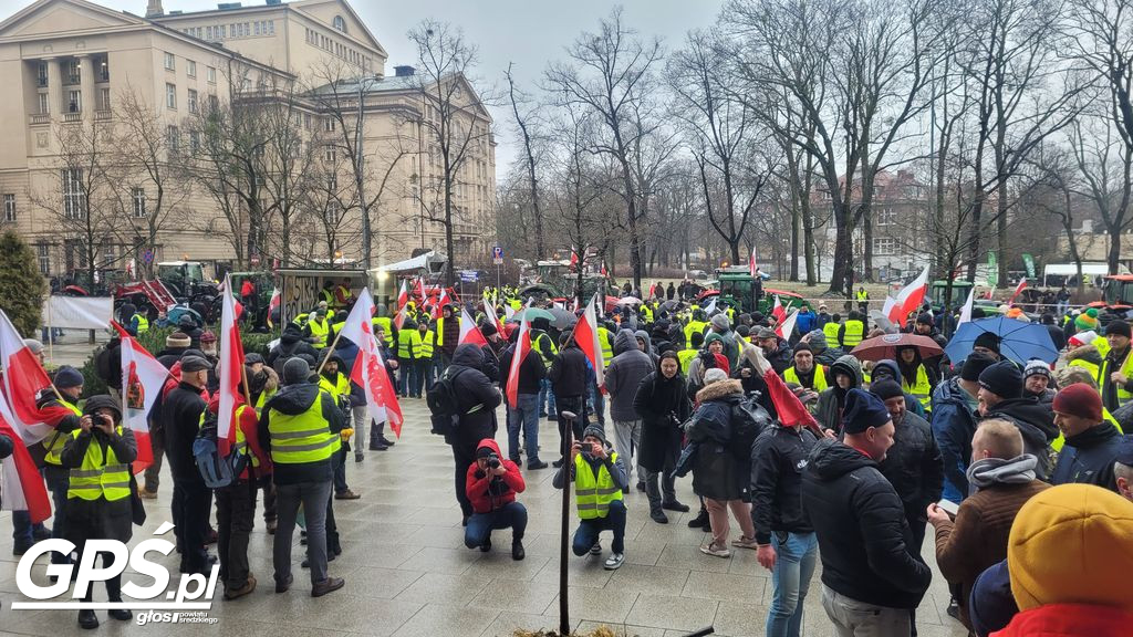 Protest rolników w Poznaniu - 9 lutego 2024