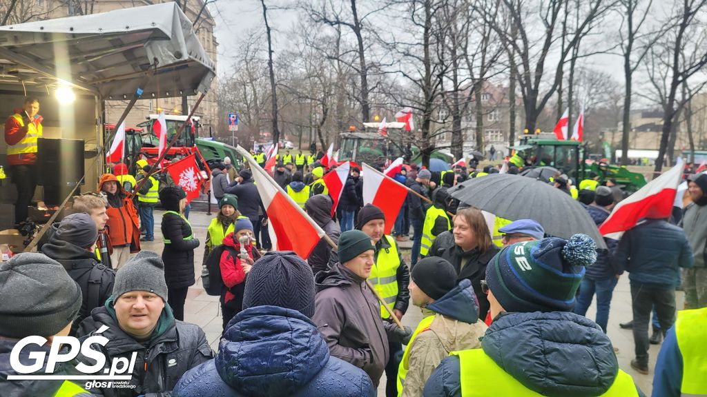 Protest rolników w Poznaniu - 9 lutego 2024