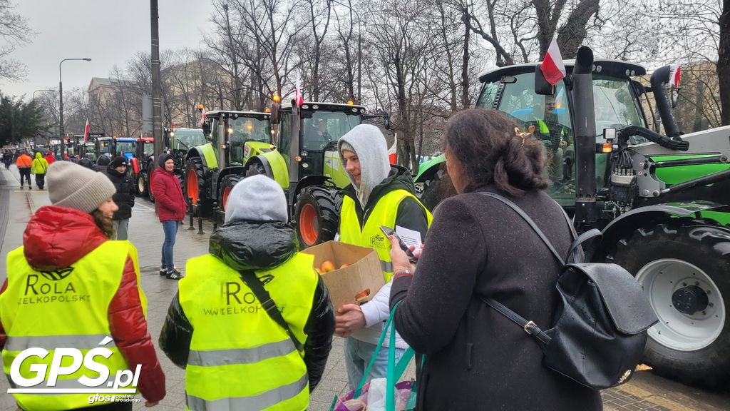 Protest rolników w Poznaniu - 9 lutego 2024