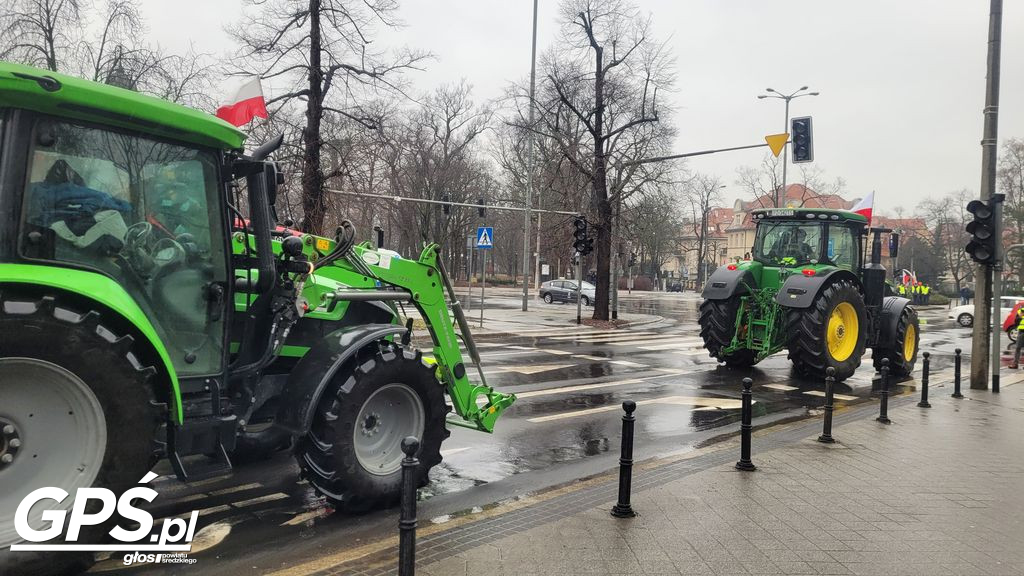 Protest rolników w Poznaniu - 9 lutego 2024