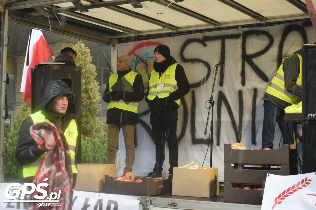 Protest rolników w Poznaniu - 9 lutego 2024