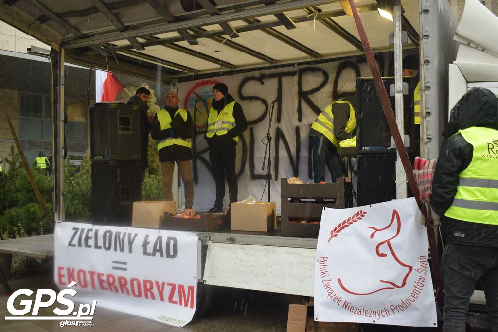 Protest rolników w Poznaniu - 9 lutego 2024
