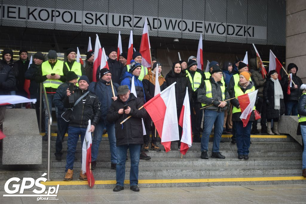 Protest rolników w Poznaniu - 9 lutego 2024