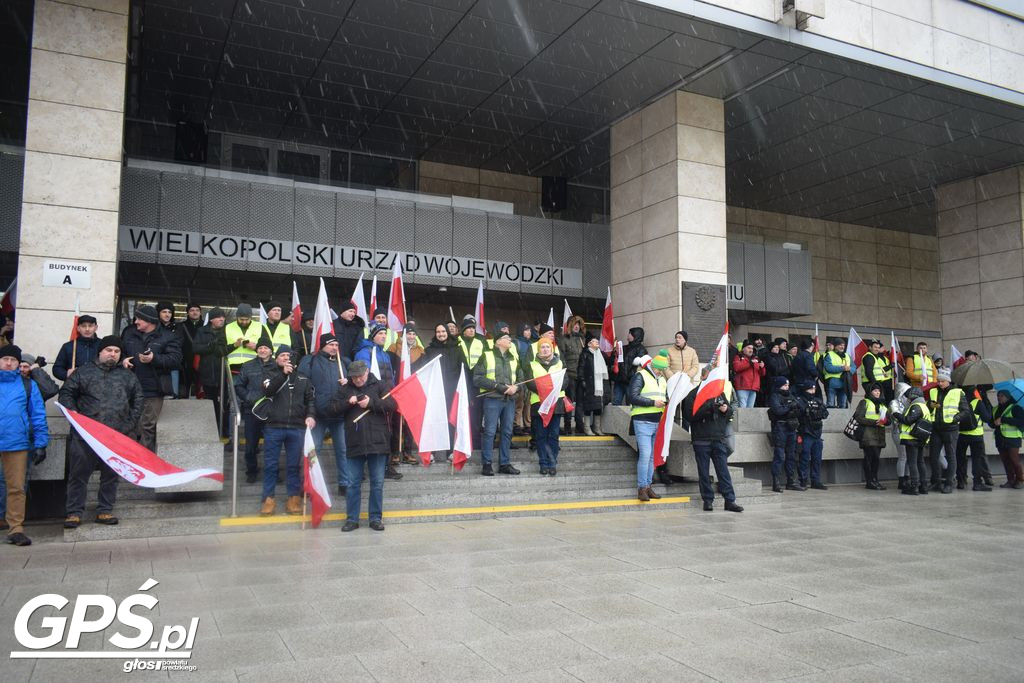 Protest rolników w Poznaniu - 9 lutego 2024