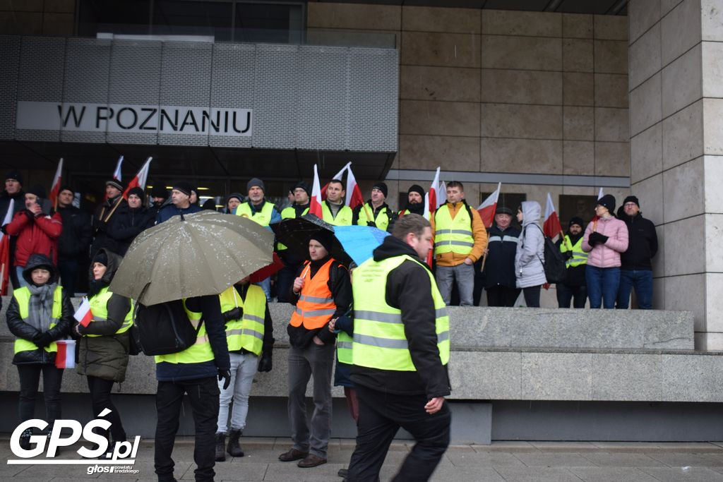 Protest rolników w Poznaniu - 9 lutego 2024