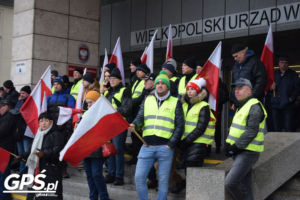 Protest rolników w Poznaniu - 9 lutego 2024