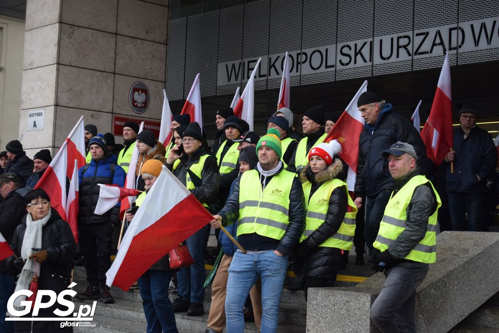 Protest rolników w Poznaniu - 9 lutego 2024