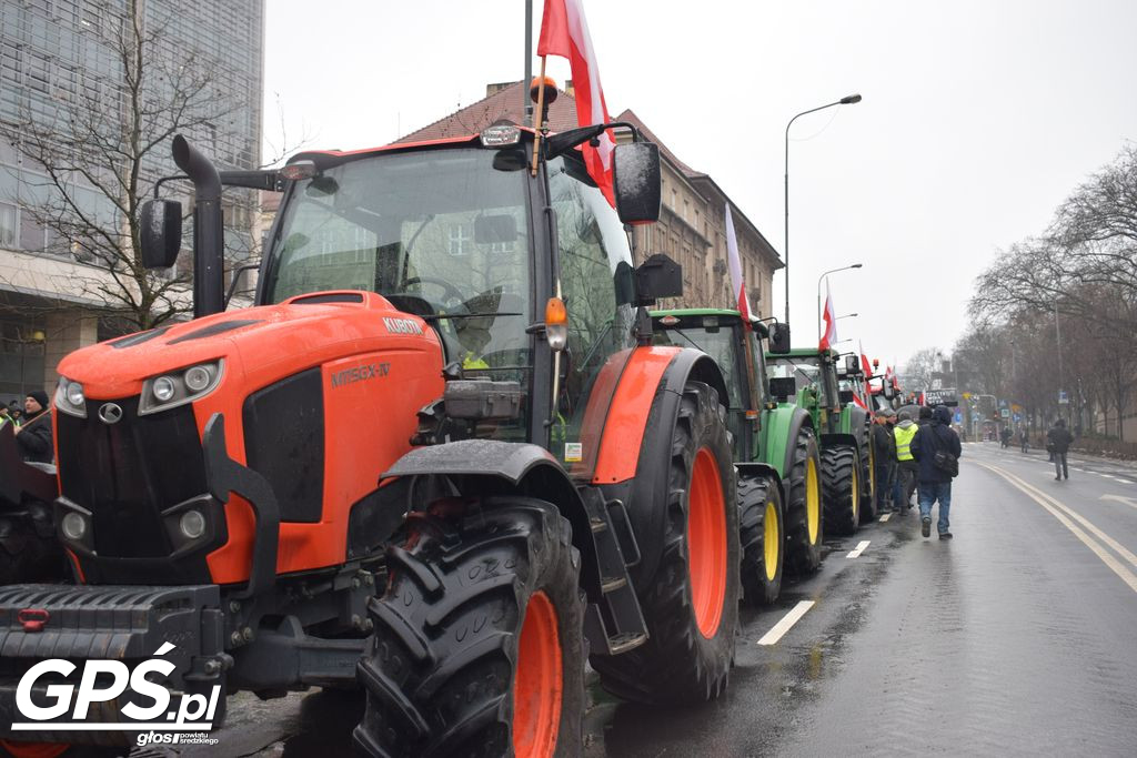 Protest rolników w Poznaniu - 9 lutego 2024