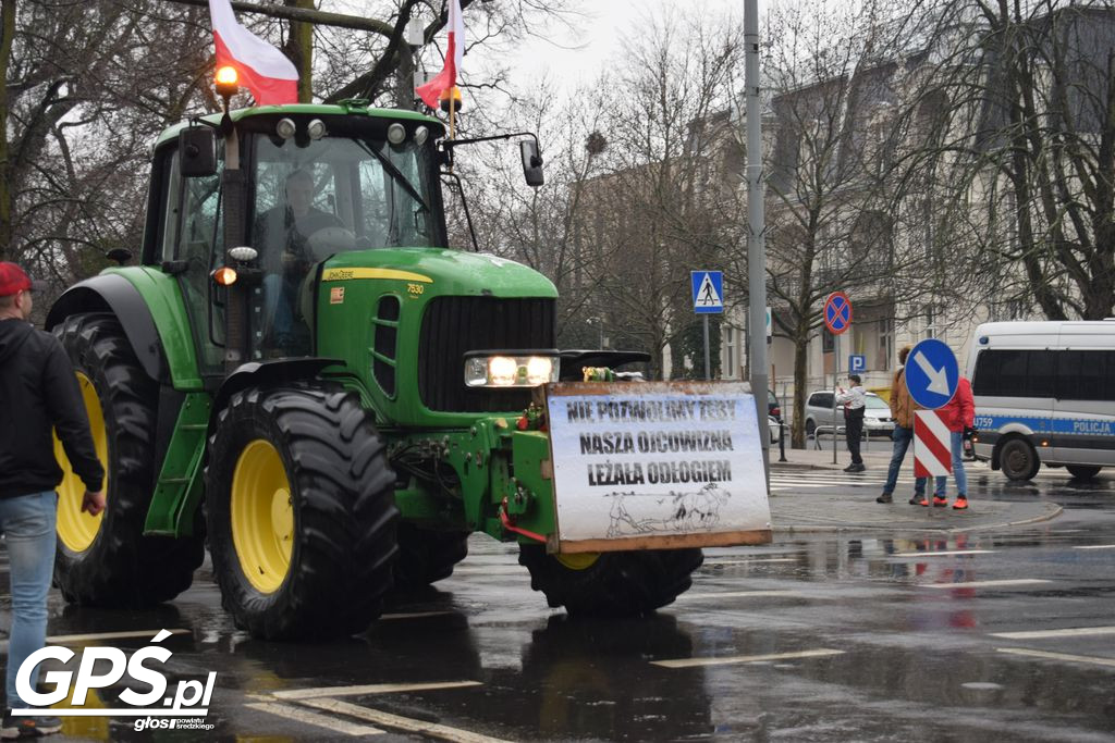 Protest rolników w Poznaniu - 9 lutego 2024