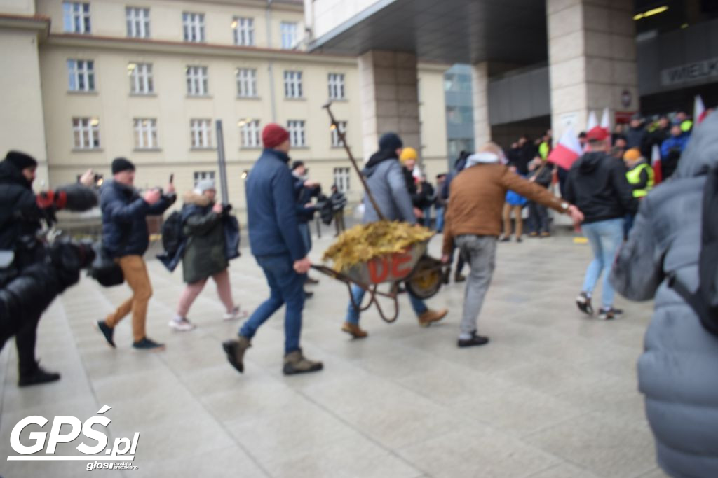 Protest rolników w Poznaniu - 9 lutego 2024