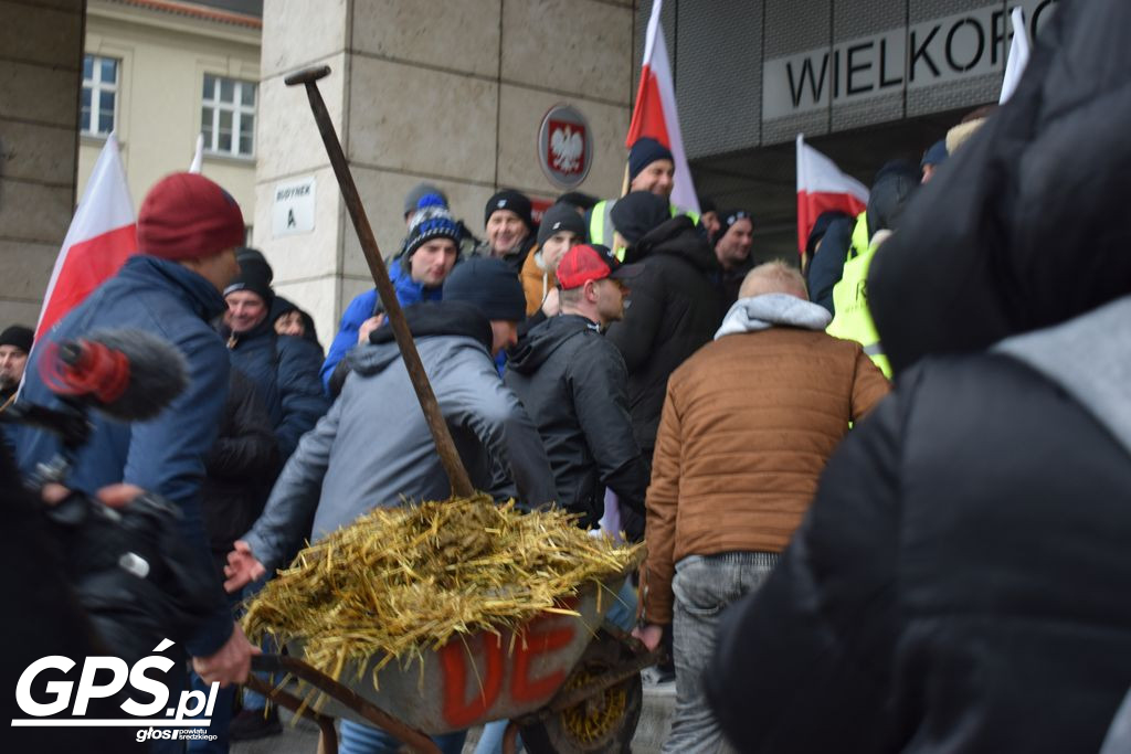 Protest rolników w Poznaniu - 9 lutego 2024