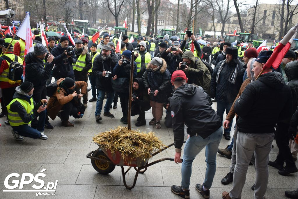 Protest rolników w Poznaniu - 9 lutego 2024