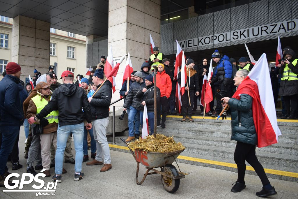 Protest rolników w Poznaniu - 9 lutego 2024