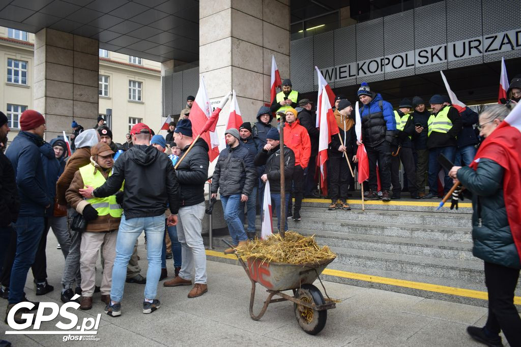 Protest rolników w Poznaniu - 9 lutego 2024