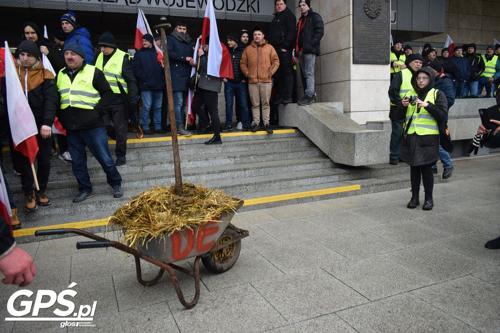 Protest rolników w Poznaniu - 9 lutego 2024
