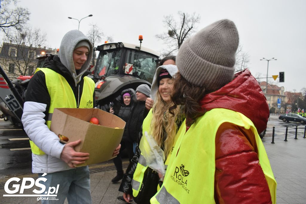 Protest rolników w Poznaniu - 9 lutego 2024