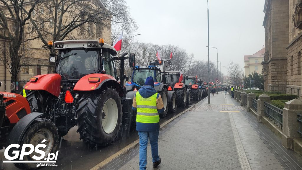 Protest rolników w Poznaniu - 9 lutego 2024