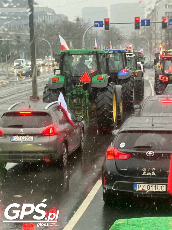 Protest rolników w Poznaniu - 9 lutego 2024