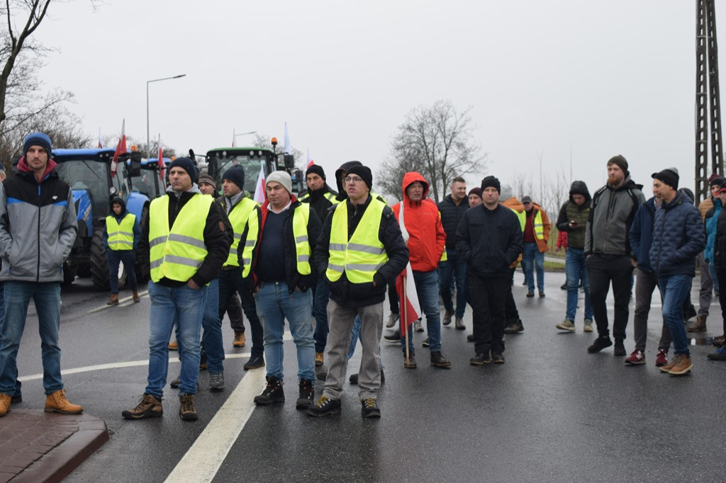 Protest rolników - Koszuty 20.02.2024 r.
