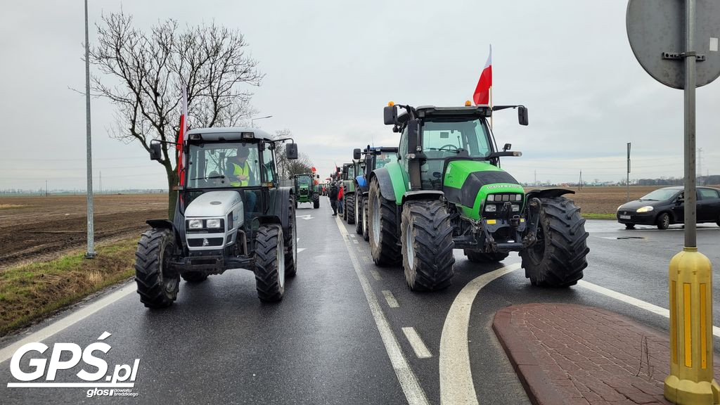 Protest rolników - Koszuty 20.02.2024 r.
