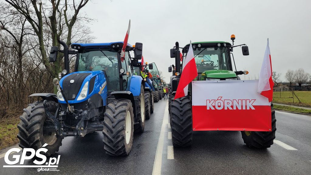 Protest rolników - Koszuty 20.02.2024 r.