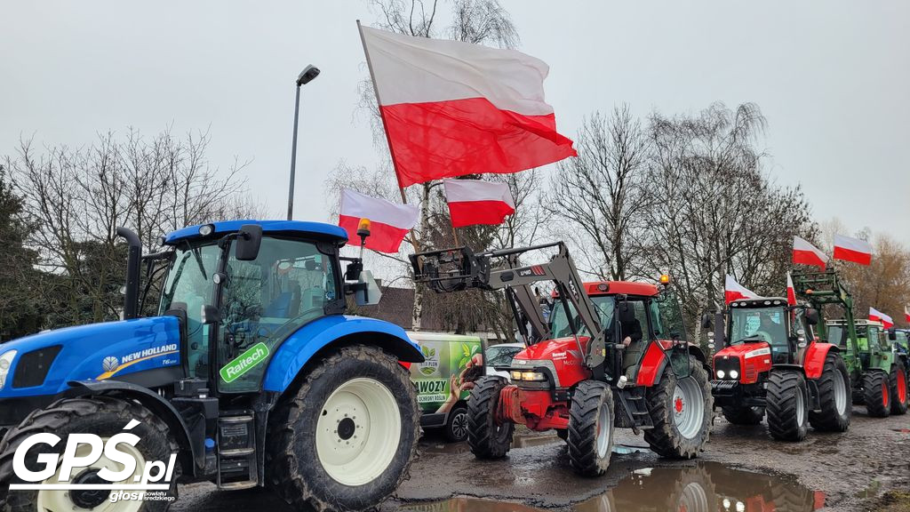 Protest rolników - Koszuty 20.02.2024 r.