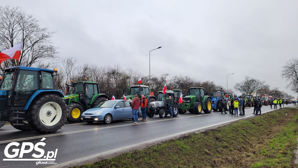 Protest rolników - Koszuty 20.02.2024 r.