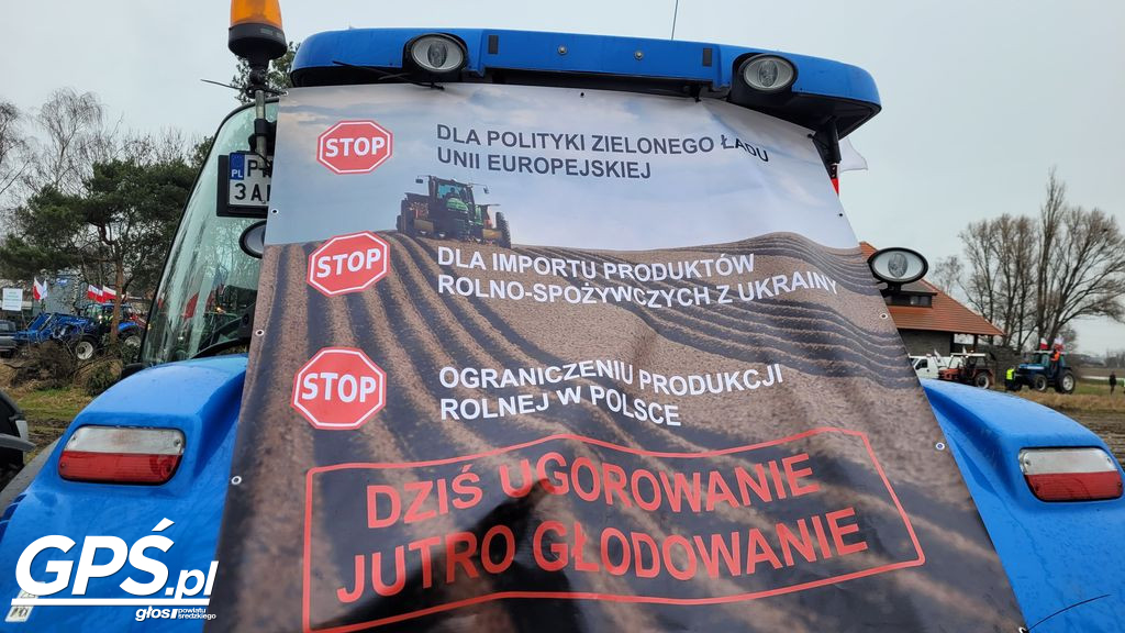 Protest rolników - Koszuty 20.02.2024 r.