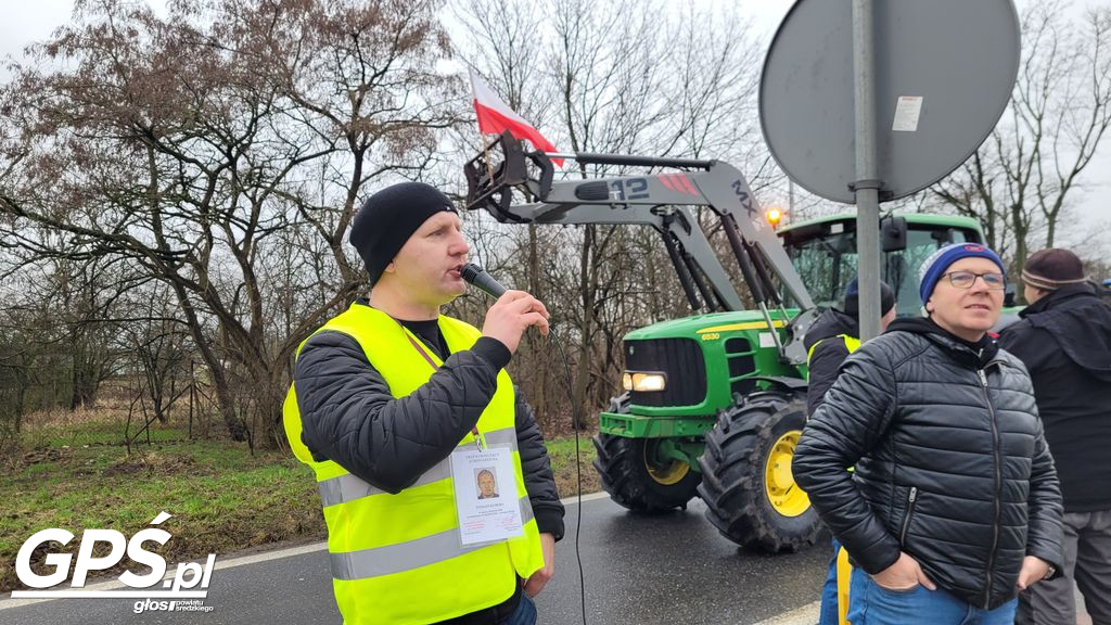 Protest rolników - Koszuty 20.02.2024 r.