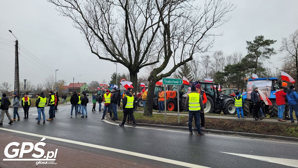 Protest rolników - Koszuty 20.02.2024 r.