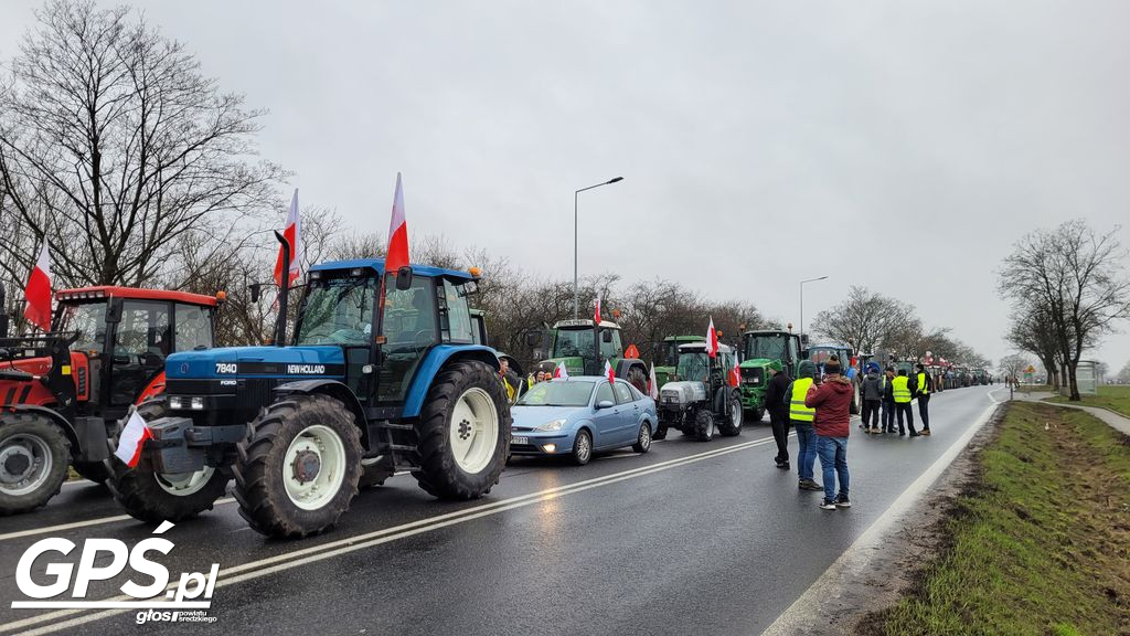 Protest rolników - Koszuty 20.02.2024 r.