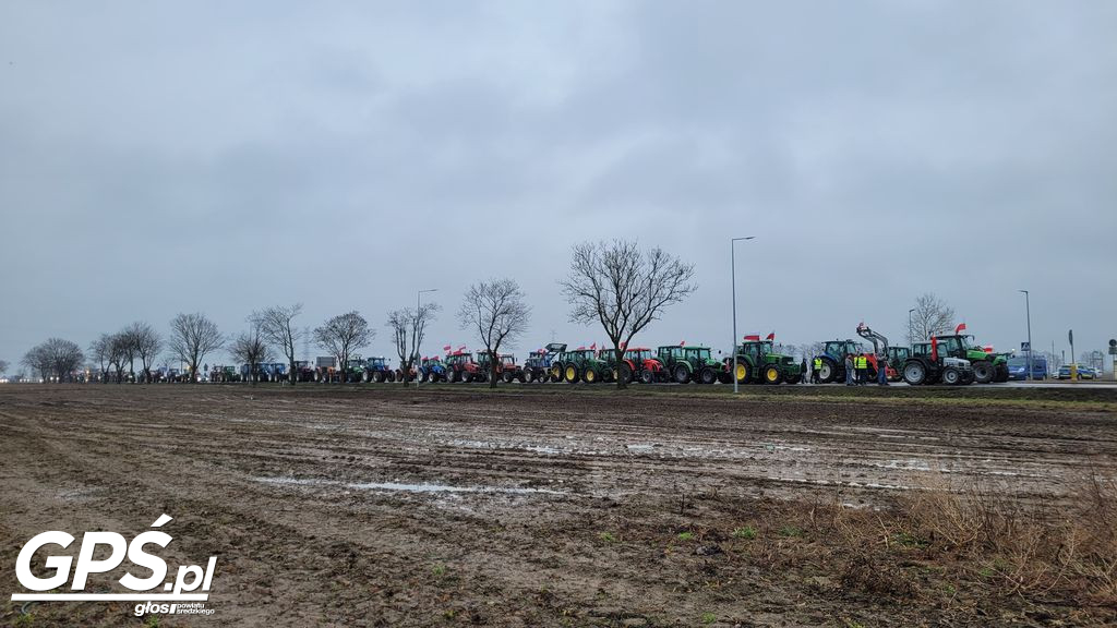 Protest rolników - Koszuty 20.02.2024 r.