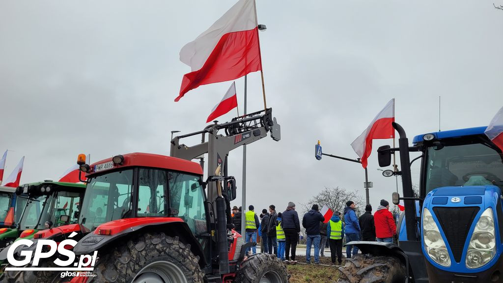 Protest rolników - Koszuty 20.02.2024 r.