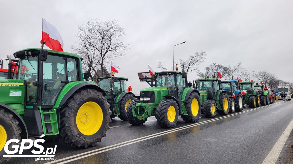 Protest rolników - Koszuty 20.02.2024 r.