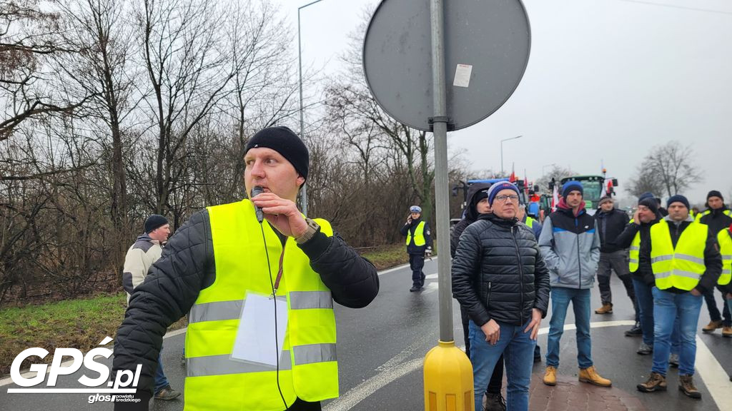 Protest rolników - Koszuty 20.02.2024 r.