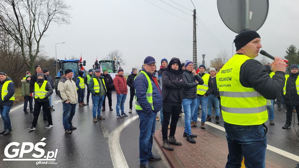 Protest rolników - Koszuty 20.02.2024 r.
