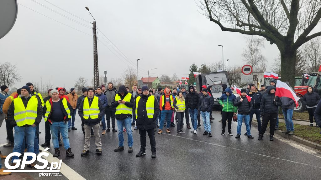 Protest rolników - Koszuty 20.02.2024 r.