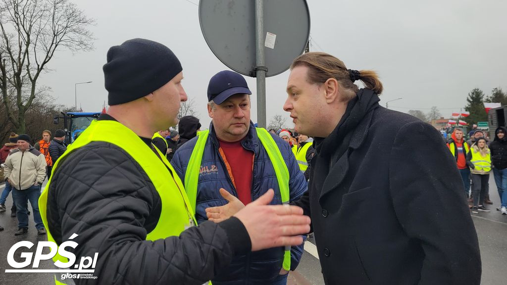 Protest rolników - Koszuty 20.02.2024 r.