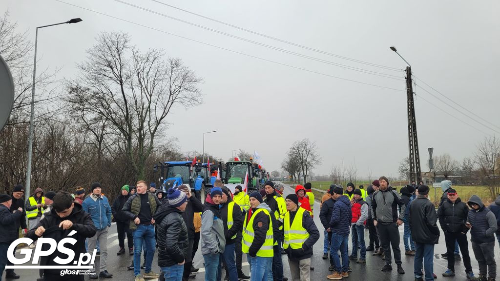 Protest rolników - Koszuty 20.02.2024 r.