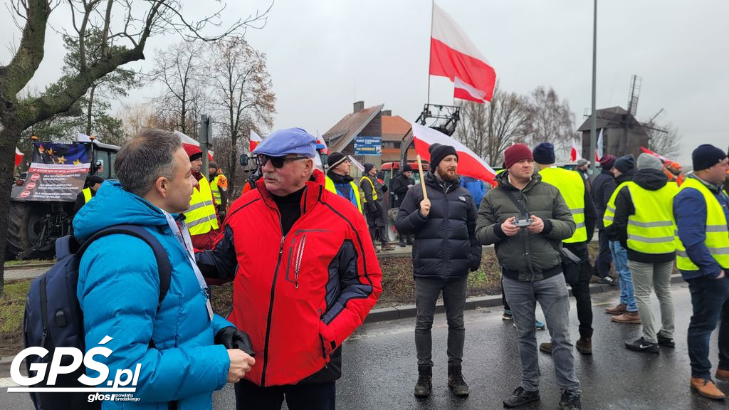 Protest rolników - Koszuty 20.02.2024 r.