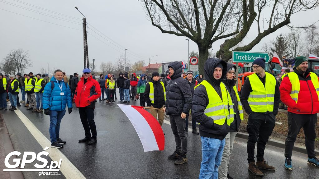 Protest rolników - Koszuty 20.02.2024 r.