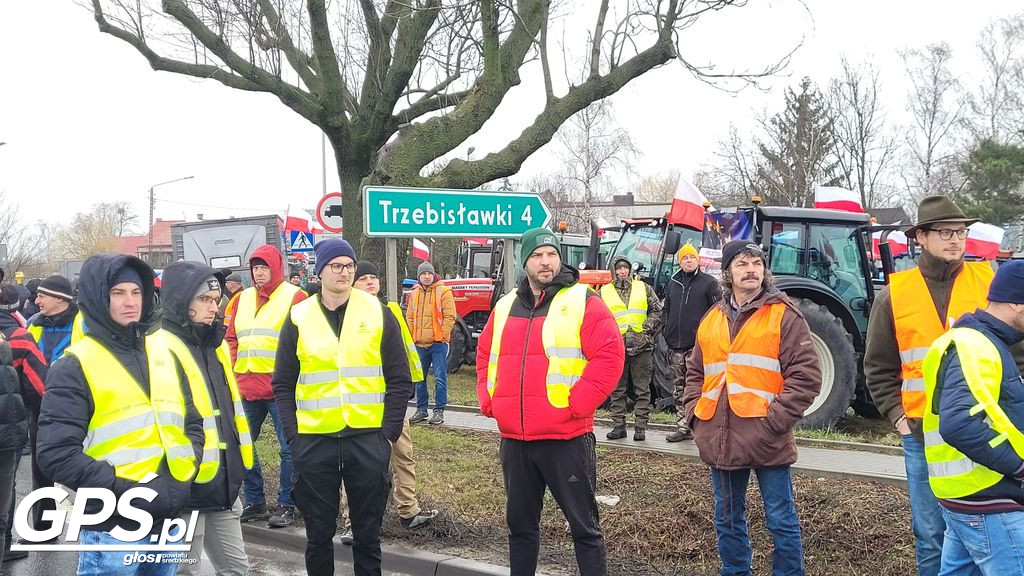 Protest rolników - Koszuty 20.02.2024 r.