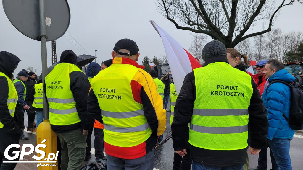 Protest rolników - Koszuty 20.02.2024 r.