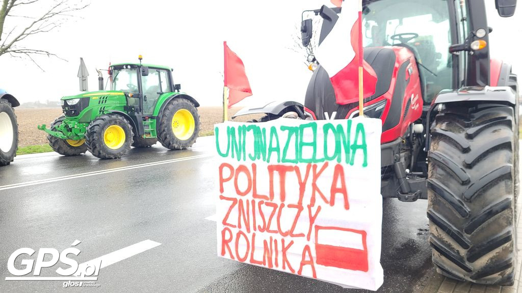 Protest rolników - Koszuty 20.02.2024 r.