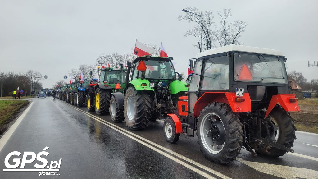Protest rolników - Koszuty 20.02.2024 r.