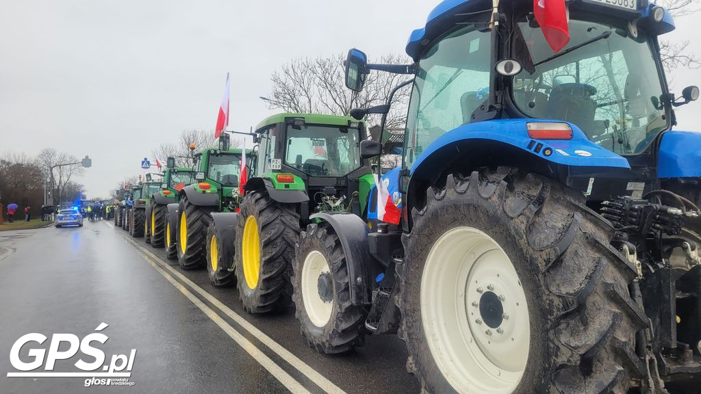 Protest rolników - Koszuty 20.02.2024 r.