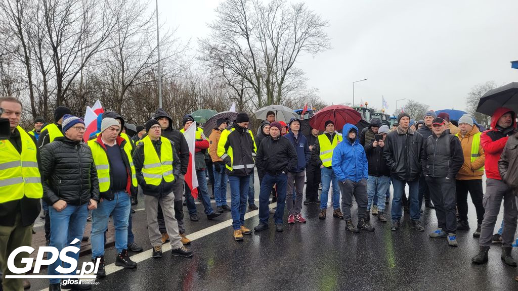 Protest rolników - Koszuty 20.02.2024 r.
