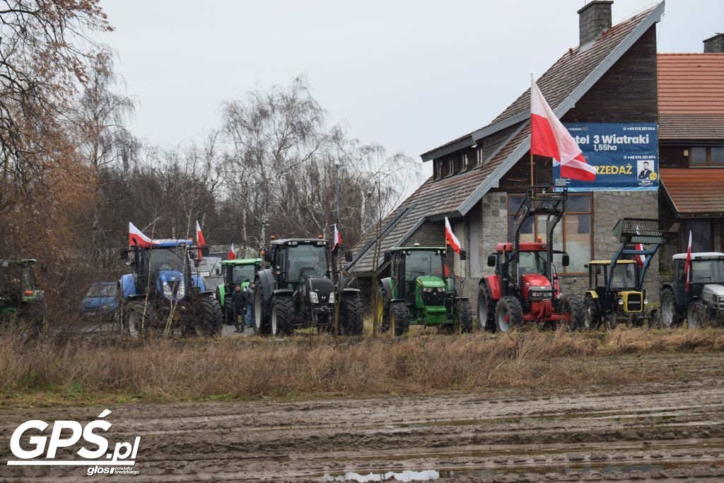 Protest rolników - Koszuty 20.02.2024 r.
